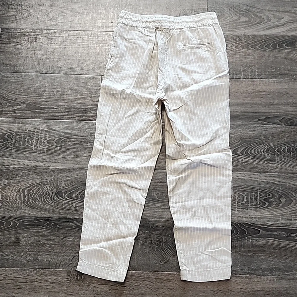 ☀️H&M striped linen Pants☀️